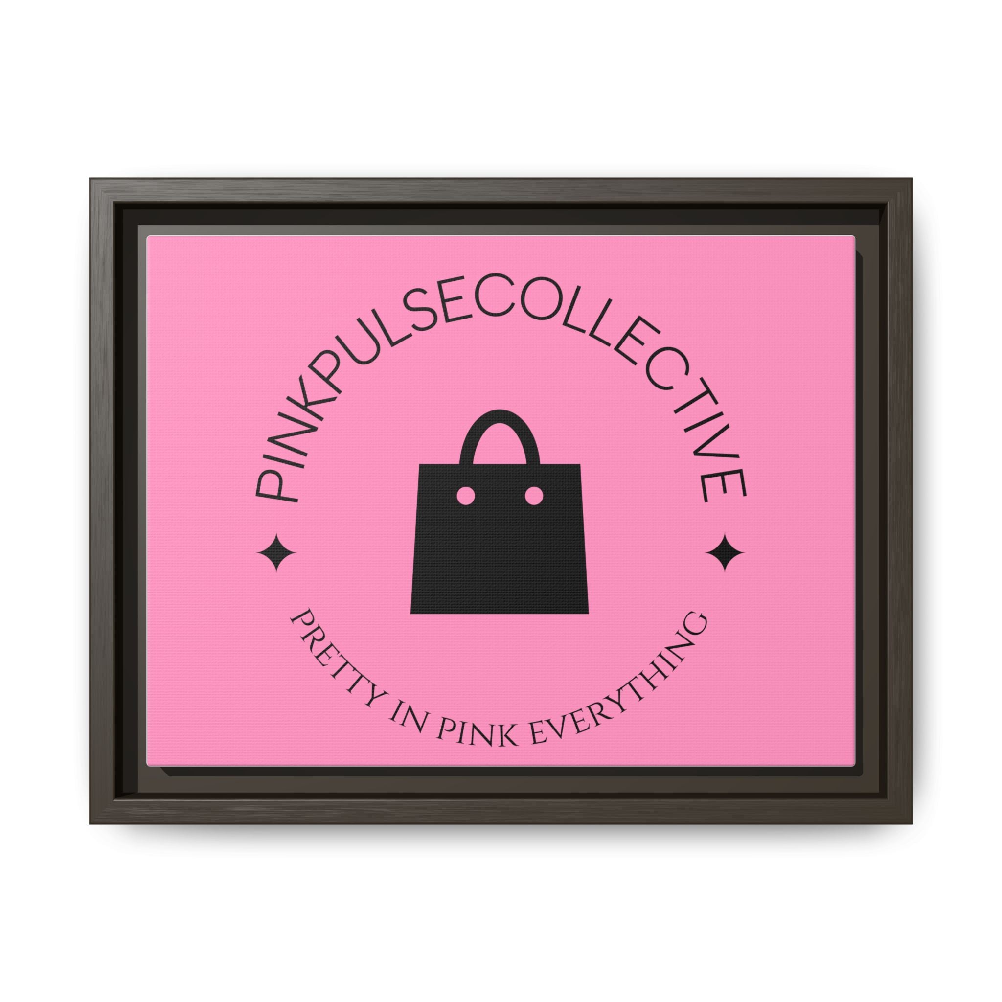 Framed Matte Canvas Wall Art — Branded Logo Print