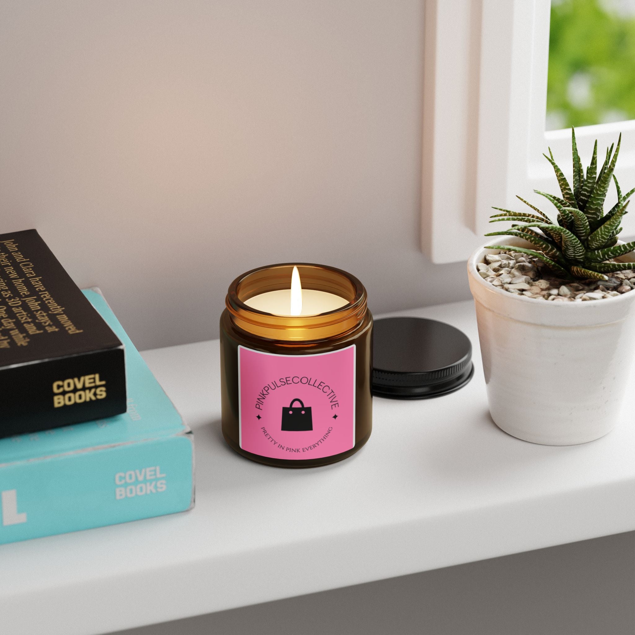 Soy Candle with Brand Name - Candle Gift