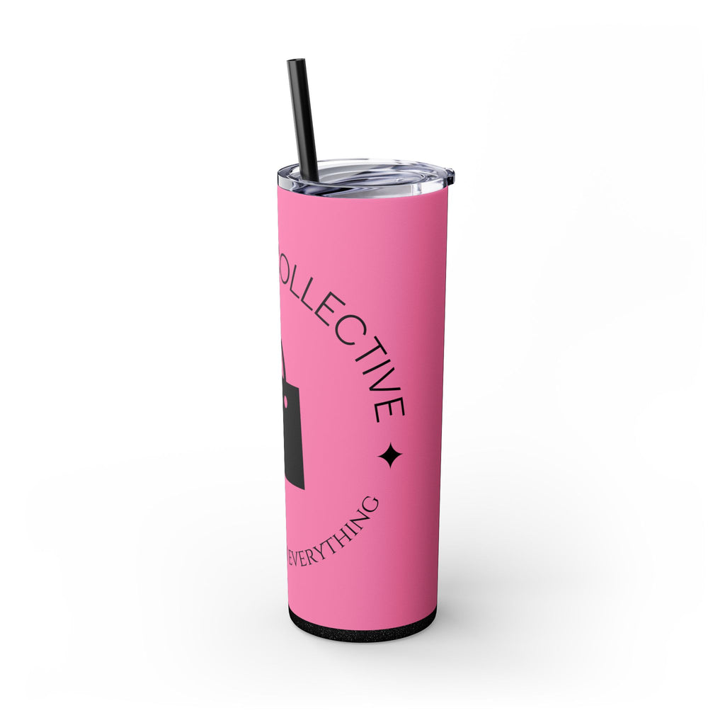 20oz Skinny Tumbler with Straw — Branded Logo Travel Cup