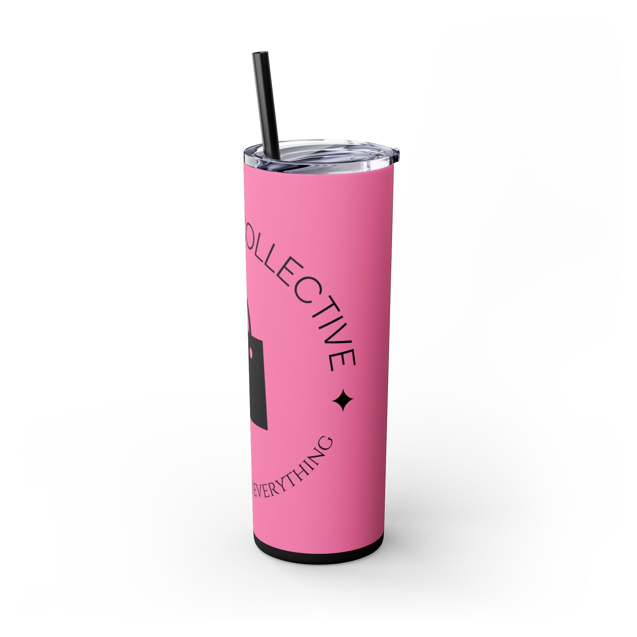 20oz Skinny Tumbler with Straw — Branded Logo Travel Cup
