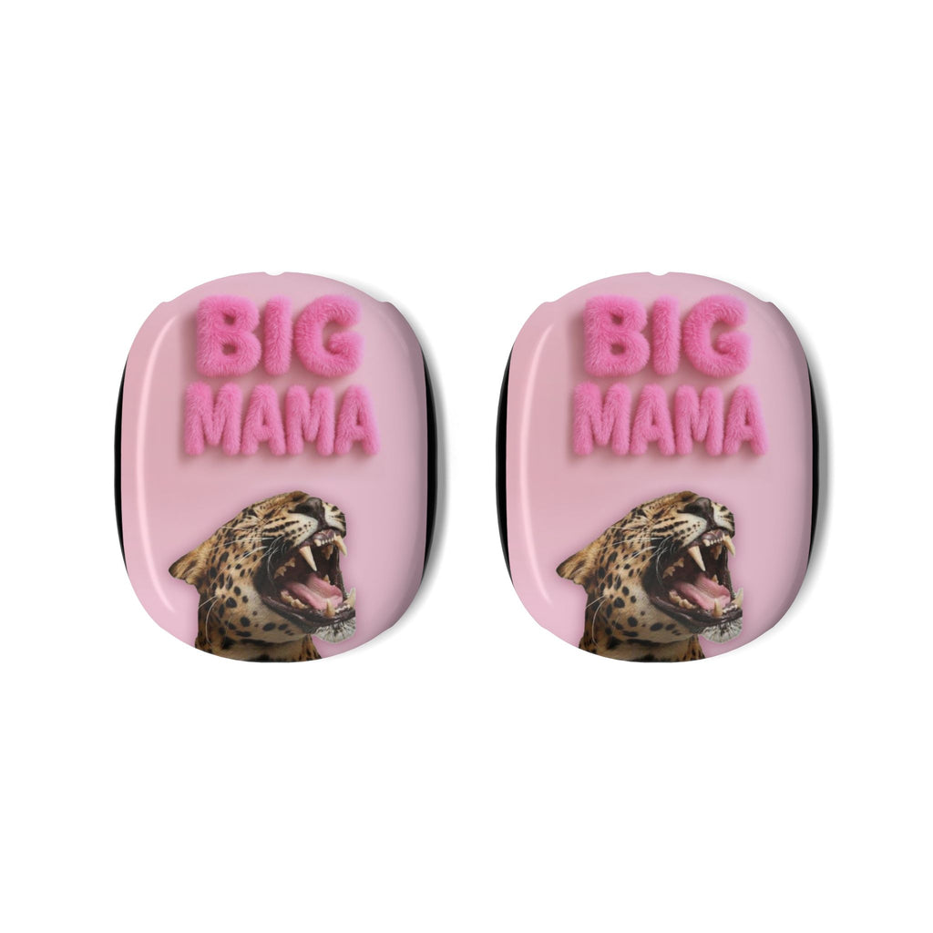 AirPods Max Shell Case — Pink “BIG MAMA” Leopard Protective Covers