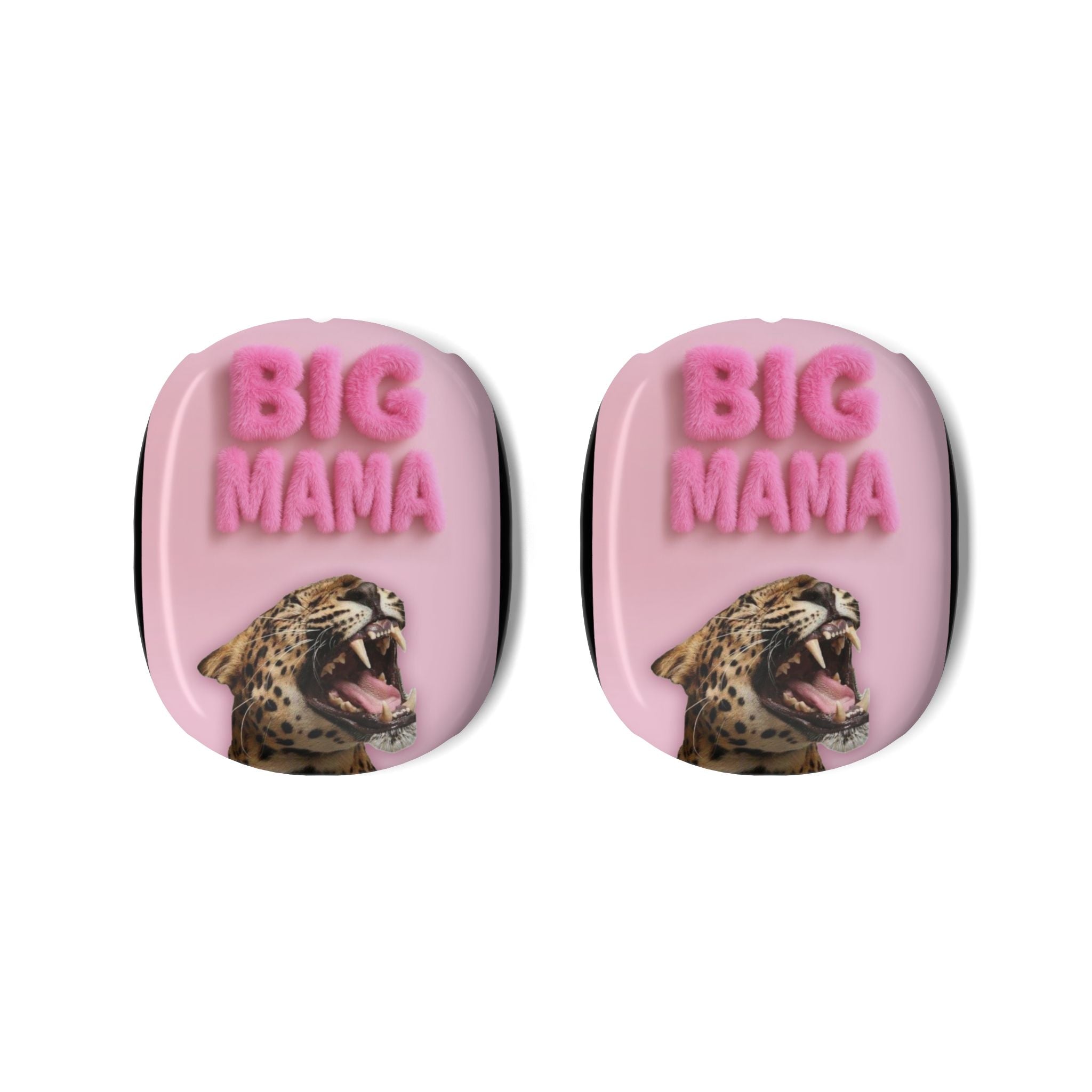 AirPods Max Shell Case — Pink “BIG MAMA” Leopard Protective Covers