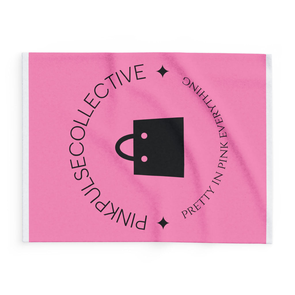 Fleece Blanket with Personalized Brand Name