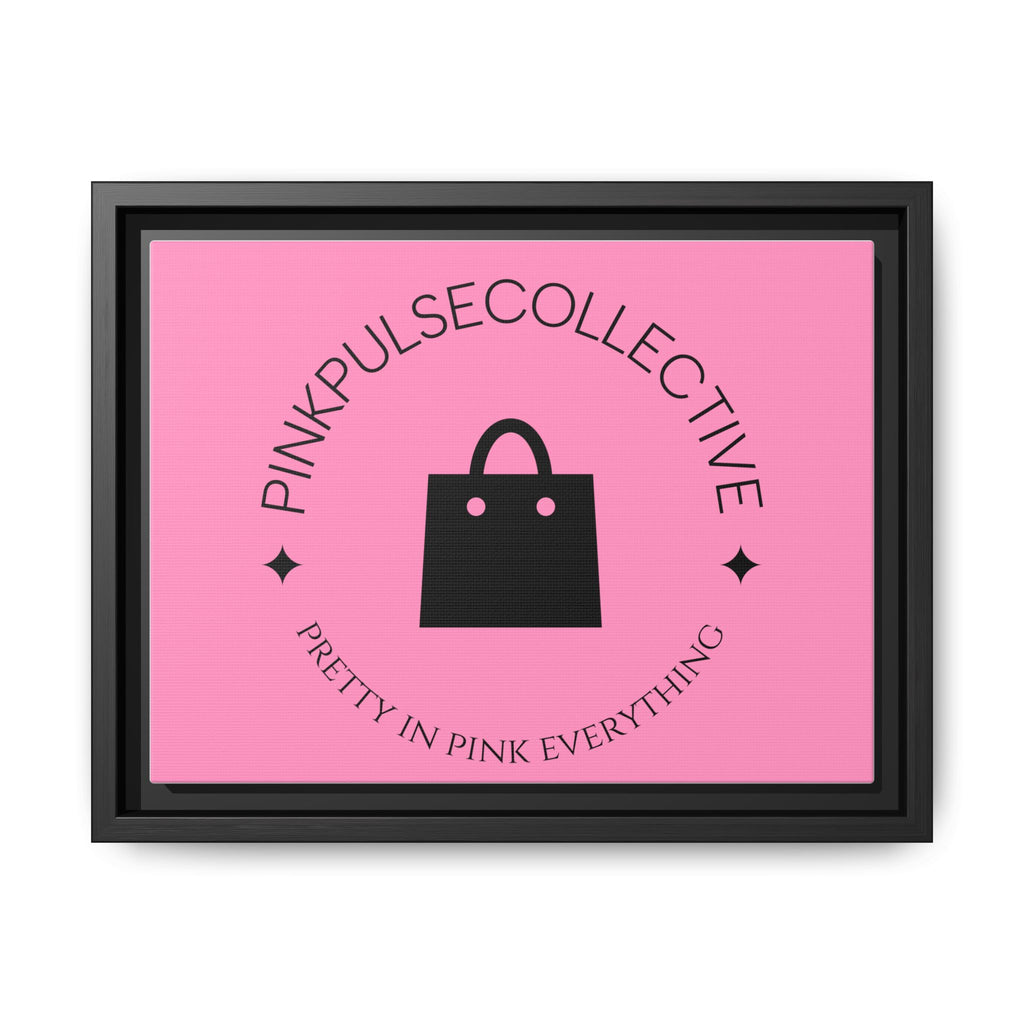 Framed Matte Canvas Wall Art — Branded Logo Print