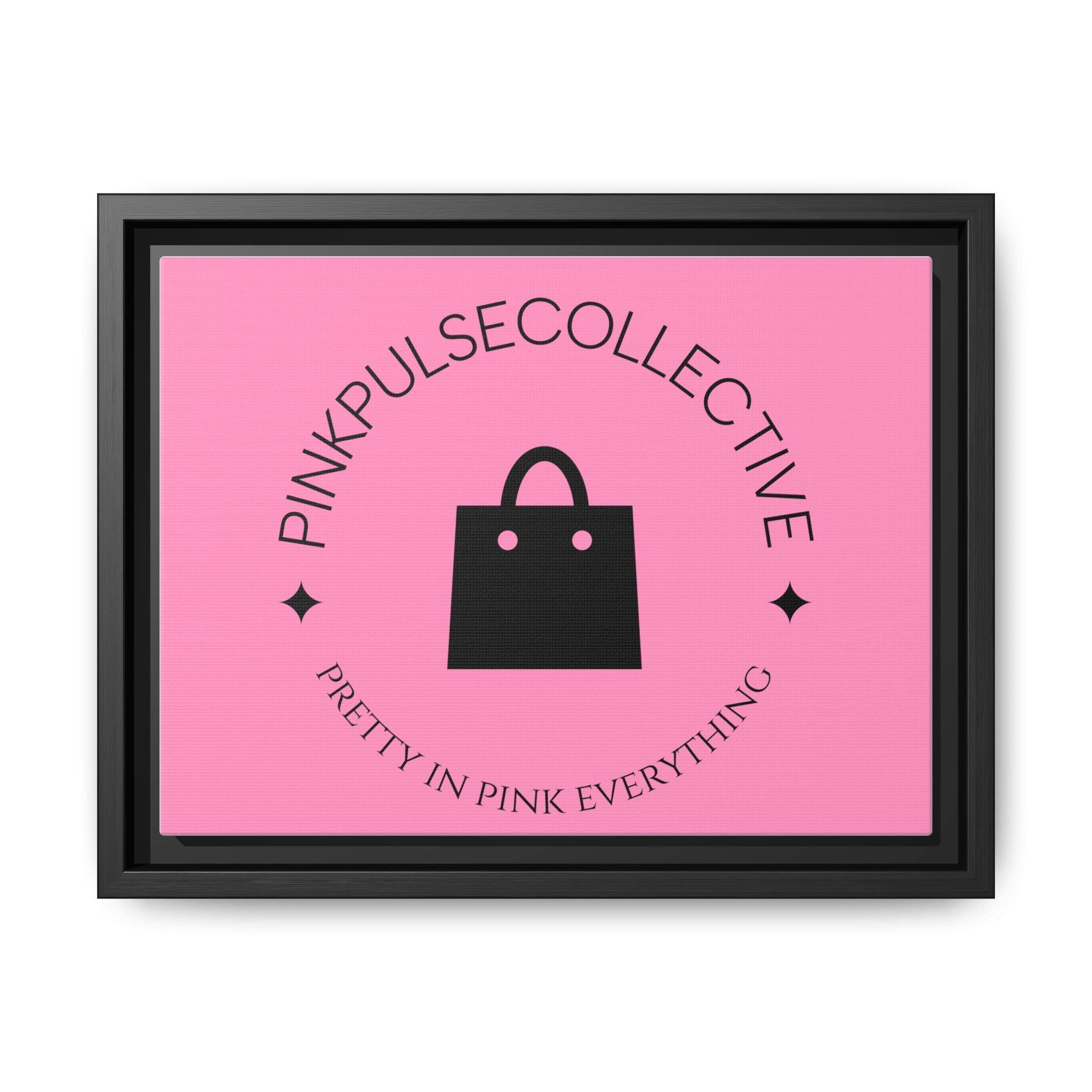 Framed Matte Canvas Wall Art — Branded Logo Print