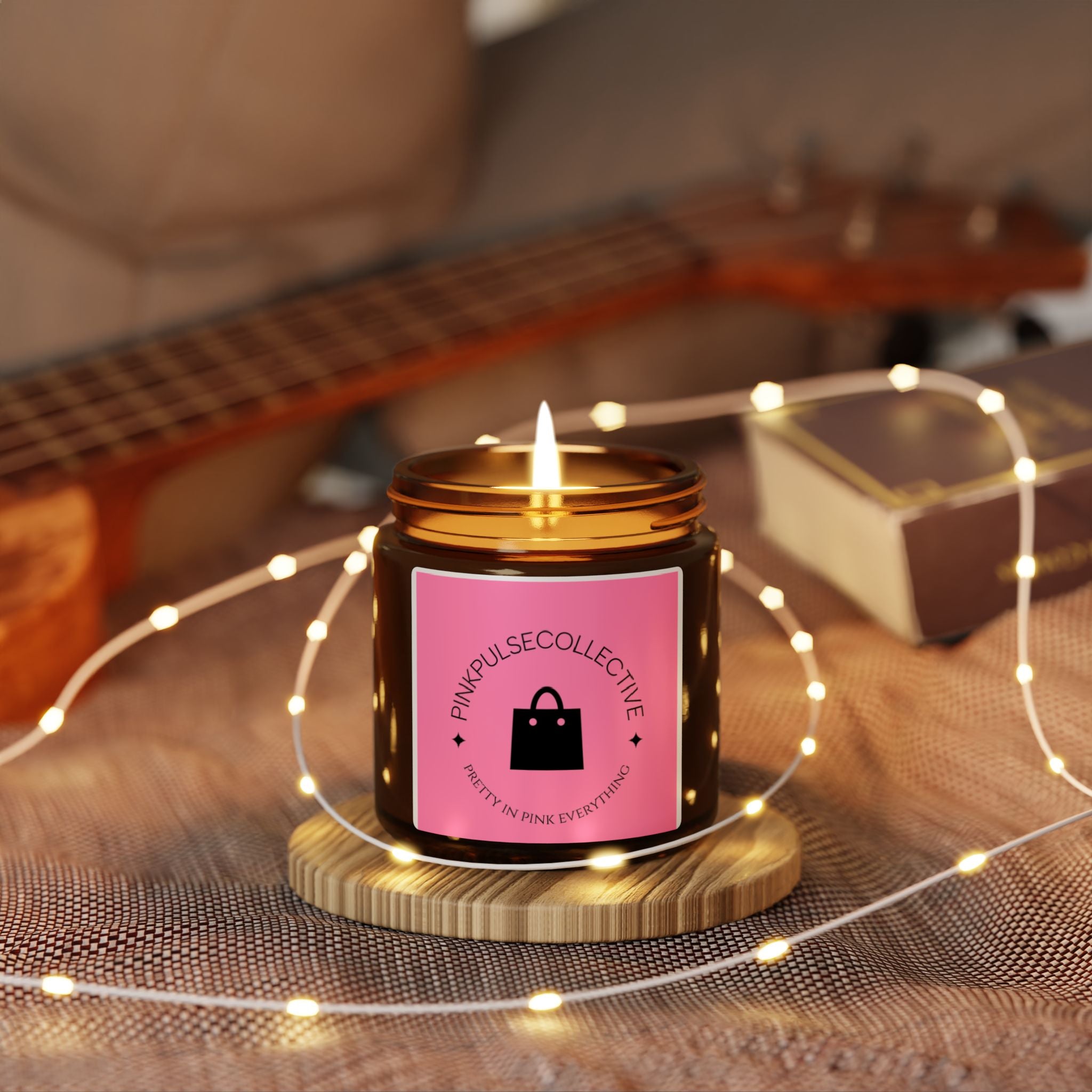 Soy Candle with Brand Name - Candle Gift