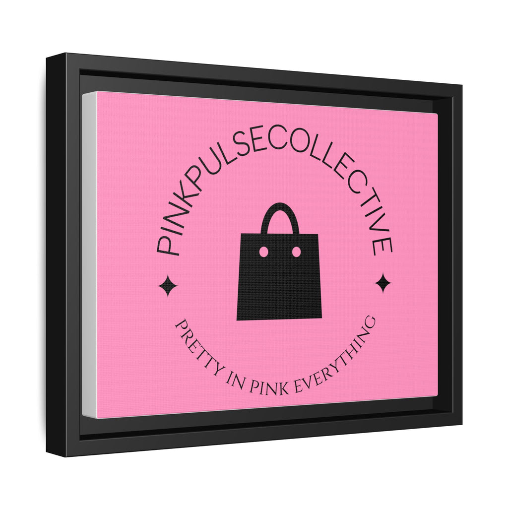 Framed Matte Canvas Wall Art — Branded Logo Print