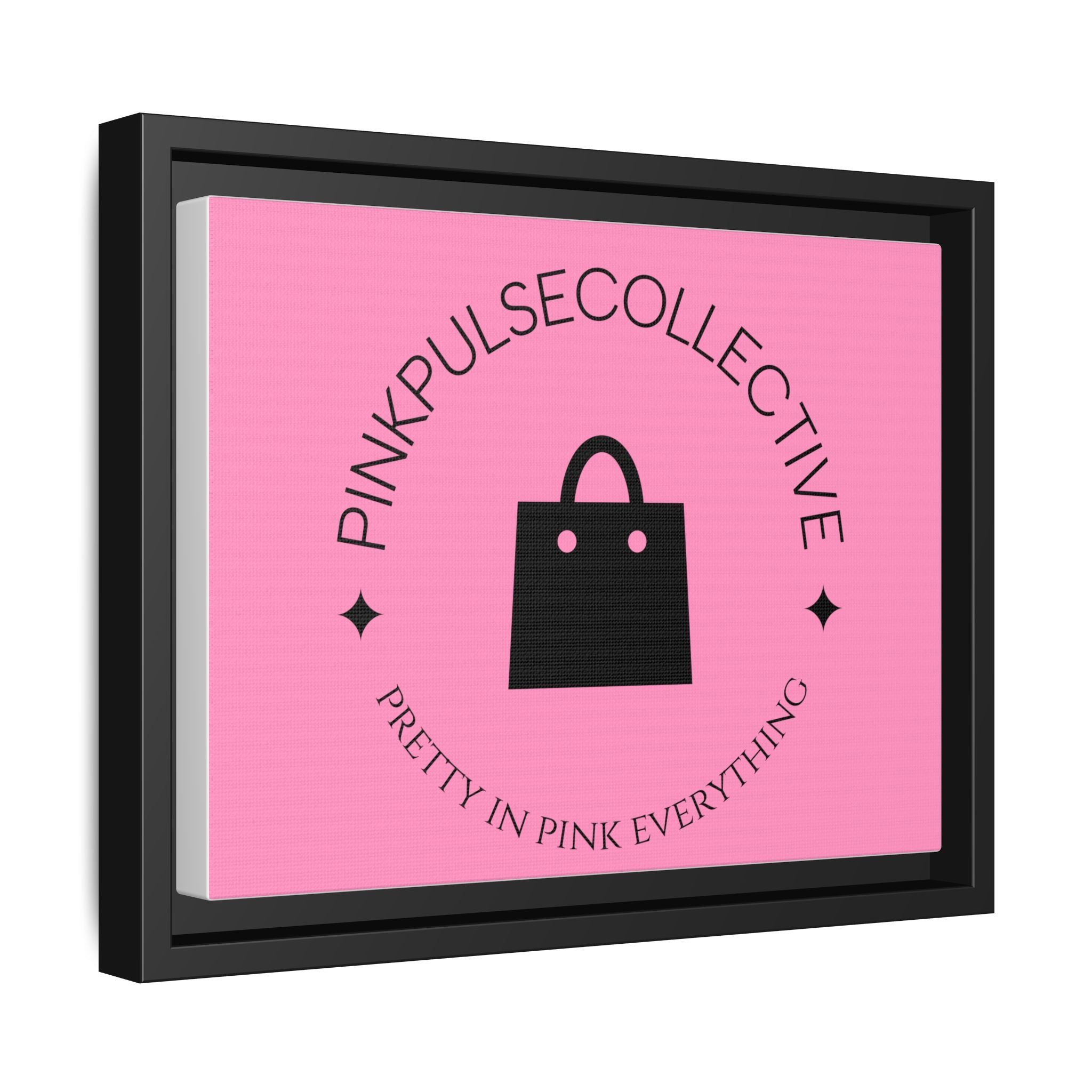 Framed Matte Canvas Wall Art — Branded Logo Print