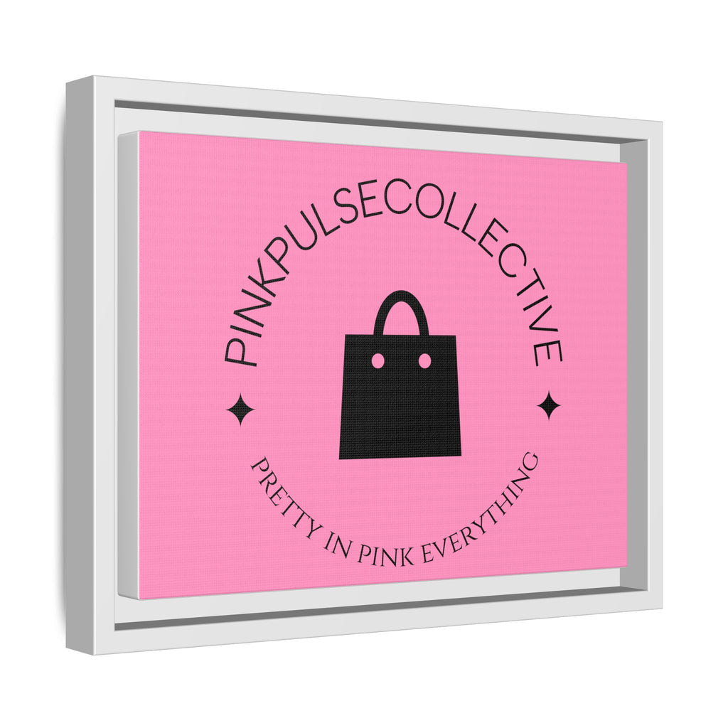 Framed Matte Canvas Wall Art — Branded Logo Print