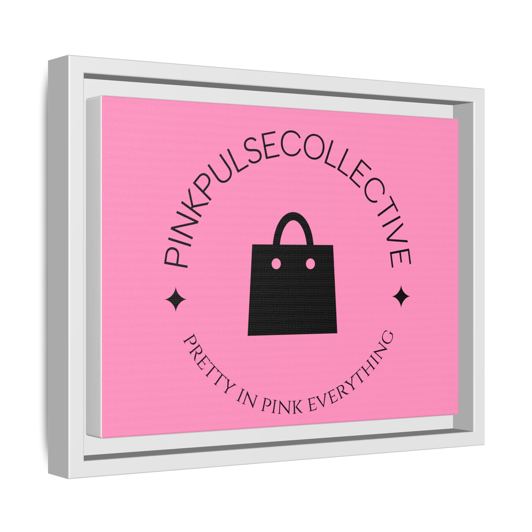 Framed Matte Canvas Wall Art — Branded Logo Print