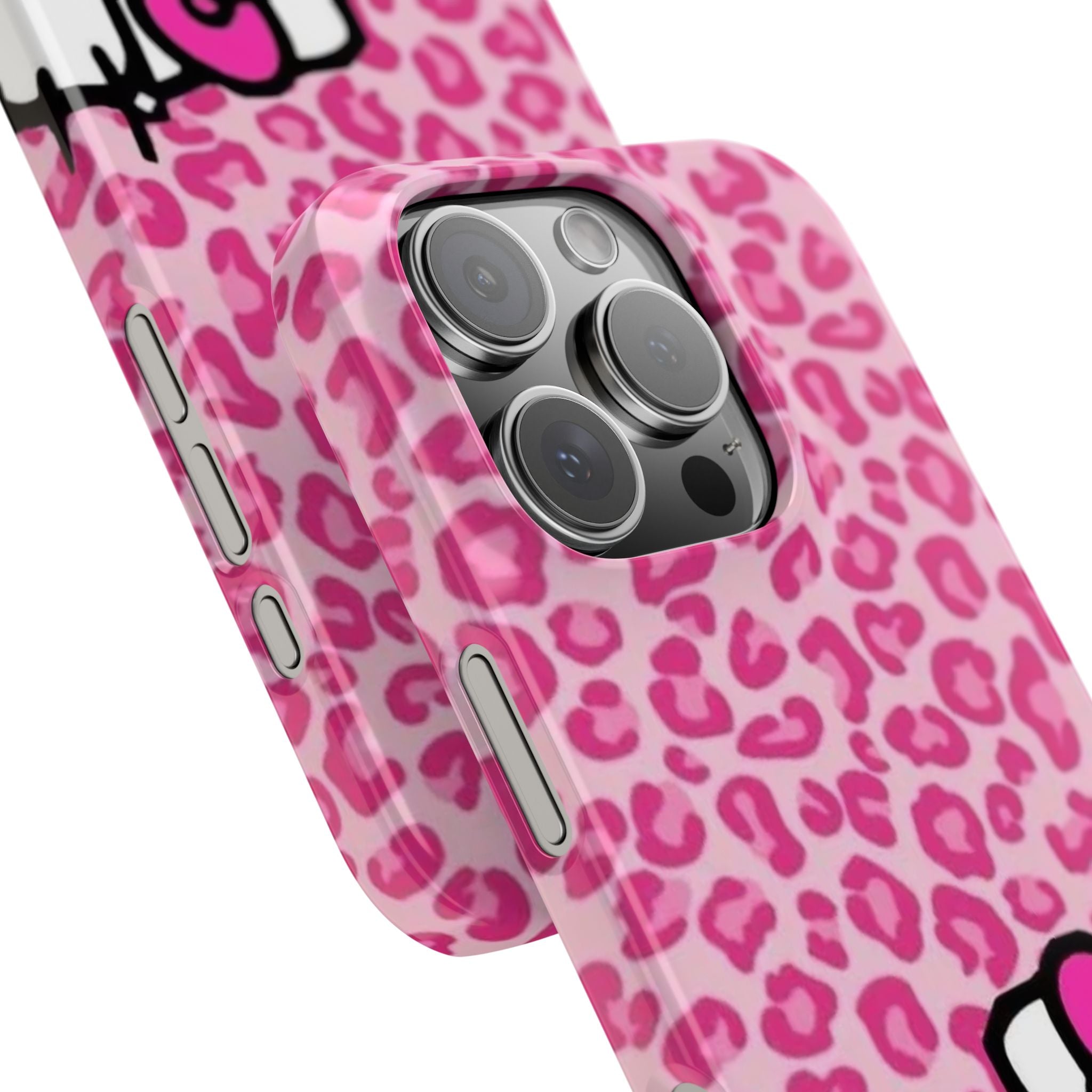 Hello Kitty Pink Leopard Slim Phone Case — Cute Kawaii Cat Design