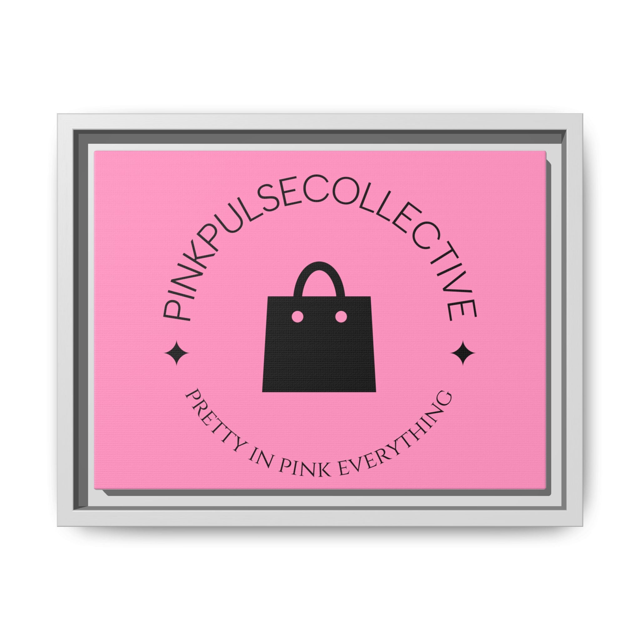 Framed Matte Canvas Wall Art — Branded Logo Print