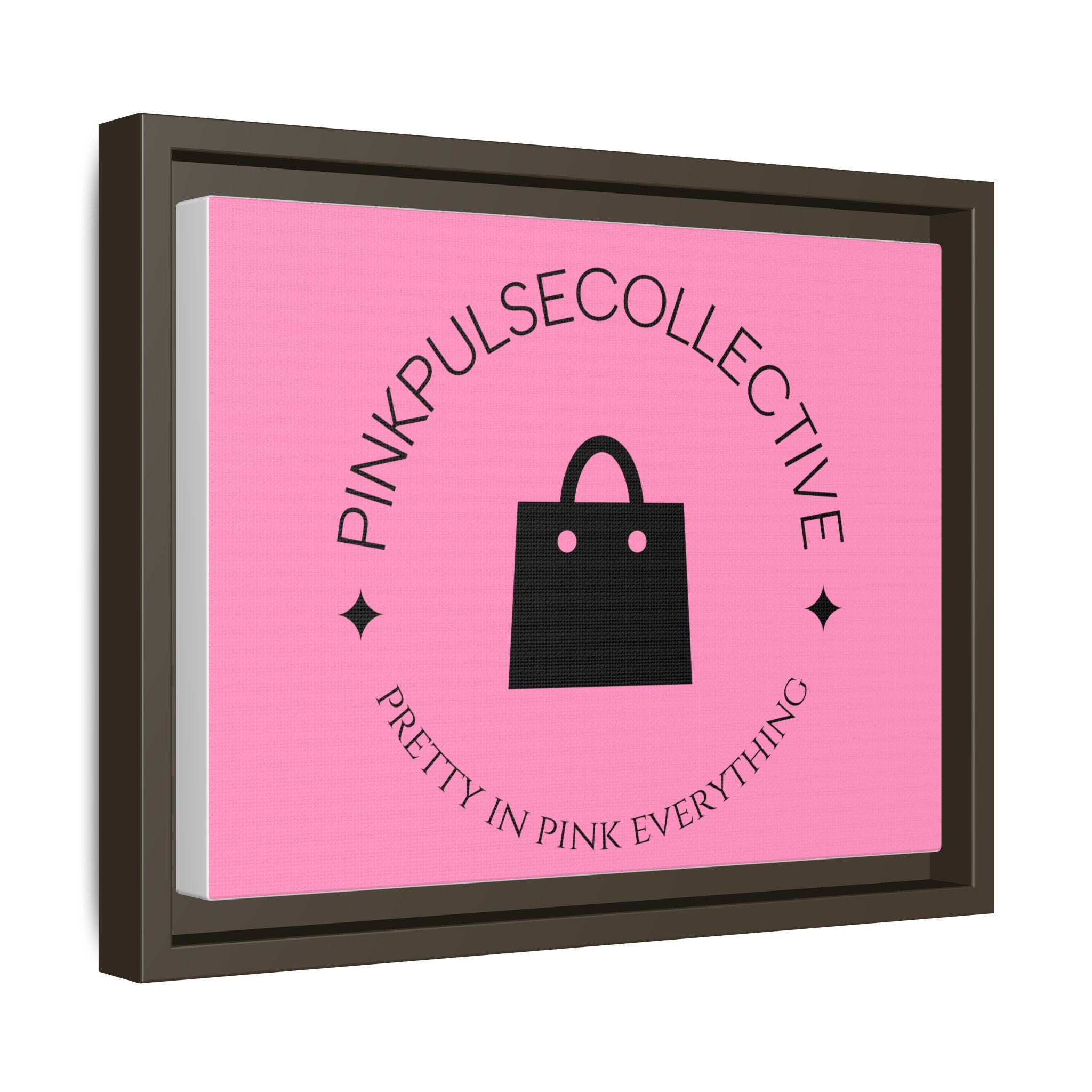 Framed Matte Canvas Wall Art — Branded Logo Print